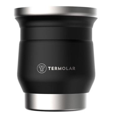 Imagem de Cuia Térmica Termolar Tupi, Preto, 250 ml
