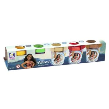 Imagem de Brinquedo Infantil Kit de Massinhas de Modelar da Moana Cotiplás - 269