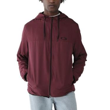 Imagem de Jaqueta Corta Vento Oakley Windbreaker II Red Night, M, Vermelho