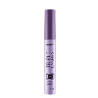 Imagem de Máscara de cílios Volume e Alongamento 6ml  Triple Lashes  Bauny - Bau