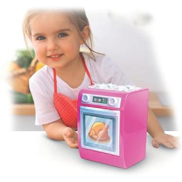 Imagem de Fogão de Brinquedo Com Porta do Forno Que Abre e Fecha Para Crianças Sortido, Utensilio Para Sua Cozinha