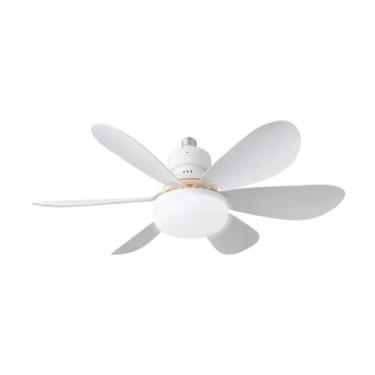Imagem de Luminaria led 45w e27 com ventilador de teto 52cm controle remoto gala