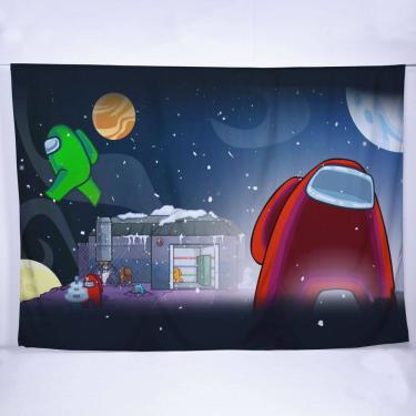 Imagem de Painel de Festa Retangular Among US Diversas Medidas - Fera Print