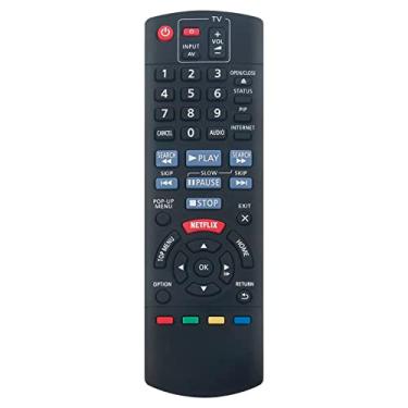 Imagem de PERFASCIN Controle remoto de substituição N2QAYB000870 adequado para leitor de Blu-ray Disc Panasonic DMP-BD79EB-K DMPBD79EB DMP-BD79EKB DMPBD79EBK