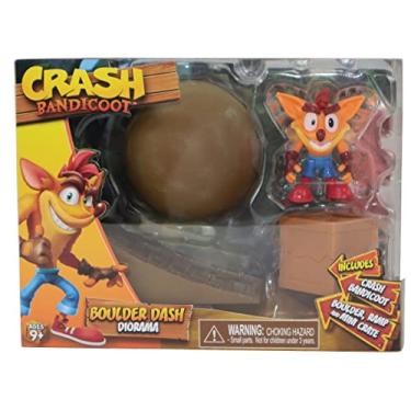 Imagem de Crash Bandicoot Diorama de painel de pedregulho de 6,3 cm