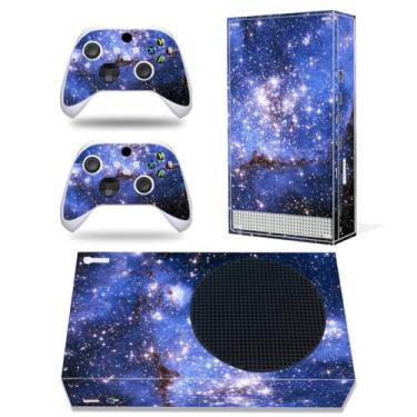 Imagem de Xbox Series S Stickers Full Body Vinyl Skin Decal Protective Cover for Microsoft Xbox Series S Console and Controllers (Series S Blue Starry Sky)