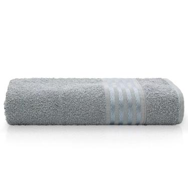 Imagem de Toalha de Banho Camesa Decor 99% Algodão Cinza