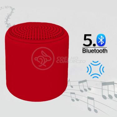 Imagem de Mini Caixa De Som Wireless Speaker Potente BT Vermelho