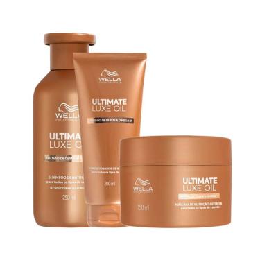 Imagem de Kit Wella Luxe Oil Shampoo + Condicionador + Máscara 150ml