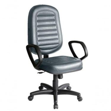 Imagem de Cadeira Presidente Para Escritório Linha Blenda Cinza - DESIGN OFFICE 
