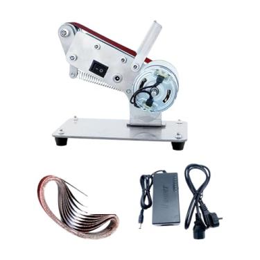Imagem de Ioensy Mini lixadeira de cinta, ferramenta de lixar madeira, multifuncional, portátil, de alto desempenho, mesa de afiação elétrica, polidor para retificação, Ajuste 775