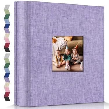 Imagem de popotop Álbum De Fotos 4X6 - 600 Álbuns Com Bolsos Horizontais E Verticais, Capa Linho Para Família, Casamento, Aniversário, Férias Bebê