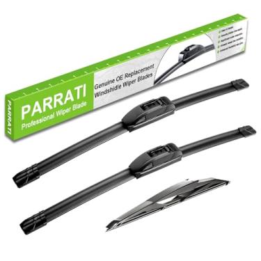 Imagem de PARRATI Palhetas de limpador de para-brisa premium para todas as estações qualidade OEM 66 cm + 56 cm (conjunto de 2)