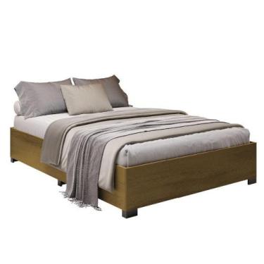 Imagem de Cama Box Base Casal Colchão Até 1,38m Desmontável - DOBUÊ MOVELARIA