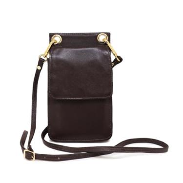 Imagem de Bolsa Feminina Transversal Modelo Priscila - Relicário (Marrom Café)