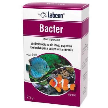 Imagem de Bacter Labcon Bactericida para aquário Tratamento de bactérias para peixes ornamentais