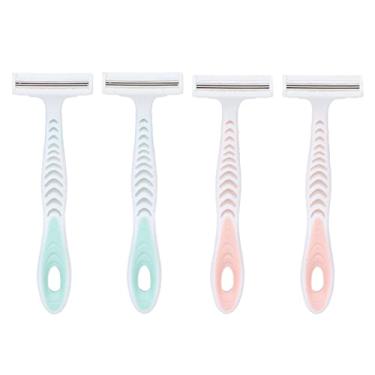 Imagem de OKJHFD 4 Pack Women's On 3 Floors Portable Lightweight Non Slip for Women Hair Removing Ladies Shavers, Women Disposable s.