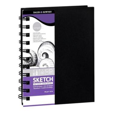 Imagem de Caderno Sketchbook A4 Daler Rowney Espiral 100gr c/ 54Fls - CANSON