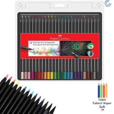 Imagem de Lapis Cor 24 Cores Super Soft - Faber Castell