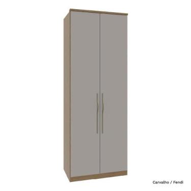 Imagem de Guarda Roupa Modulado 02 Portas 245cm Setiba - Móveis Rimo, Carvalho/F