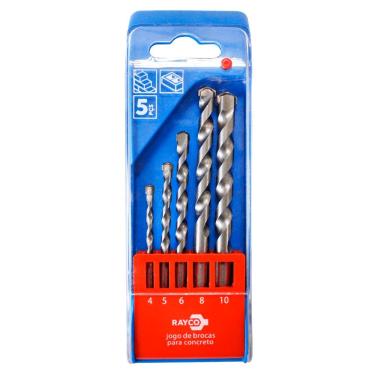 Imagem de Jogo de Broca para Concreto 5 Peças 12400 Rayco