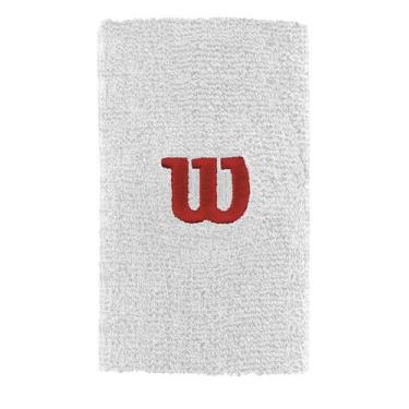 Imagem de Munhequeira Wilson Par Wristband Longa, Branco