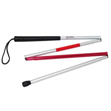 Imagem de Bengala Para Deficiente Visual Dobrável - Supermedy, Alumínio, Não se 