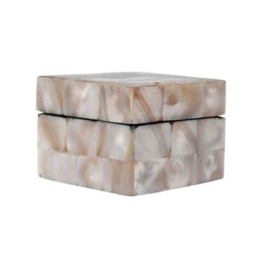 Imagem de Porta-Jóias Decorativo em Madrepérola 4x5x5 cm Caixa Luxuosa para Joias, Objetos Pequenos e Decoração de Ambientes (6)