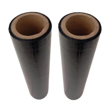 Imagem de Filme Stretch Preto 50cm x 200m - 2 Rolos de 1kg