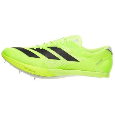 Imagem de adidas Tênis masculino Adizero Finesse Track/Field - Preto, Amarelo/preto, 44