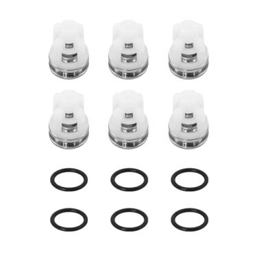 Imagem de Kit de 6 válvulas de retenção de bomba de lavadora de pressão com anéis de vedação serve para AAA, Delco, DeWalt, Excell, Simpson Pumps, substitui 7110110
