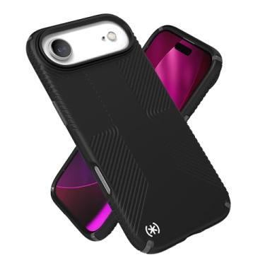 Imagem de Speck Capa PRESIDIO2 Grip para iPhone 17 Air, compatível com MagSafe, capa protetora fina, preta/cinza ardósia/branco