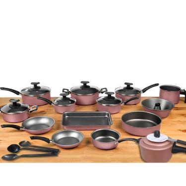 Imagem de Conjunto Panelas 17 Pc Antiaderente com Panela Pressão