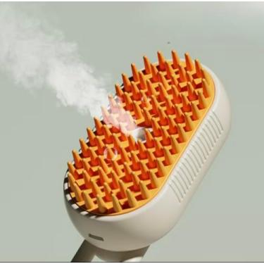 Imagem de 1 Escova a Vapor Para Gatos Remoção de Pelos a Vapor Para Animais de Estimação