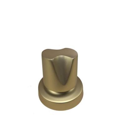 Imagem de Acabamento De Registro Dourado Fosco Padrão Deca C41 - Bognar