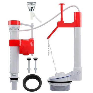 Imagem de Reparo Caixa Acoplada Vaso Assento Sanitario Valvula Drenagem Caixa Ta