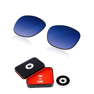 Imagem de OWORK Lentes de reposição de policarbonato para óculos de sol Ray-Ban Meta Wayfarer RW4008 53 mm - Tom gradiente azul oceano