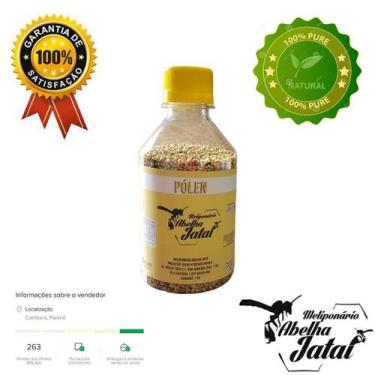 Imagem de Pólen Apícola Desidratado em Embalagem de Vidro - 150g - Meliponário A