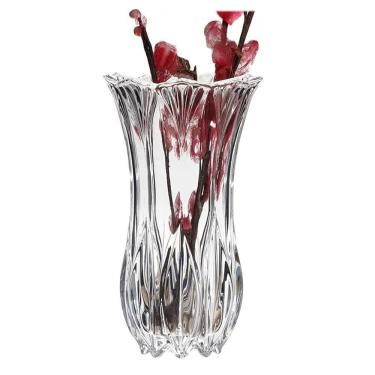 Imagem de Vaso De Vidro Transparente Tulipa Para Flores Arranjos Plantas 12x22cm Wolff