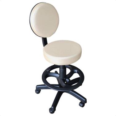 Imagem de Cadeira Mocho Giratória com Encosto Aro Regulagem de Altura