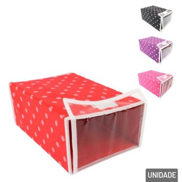 Imagem de Caixa Organizadora TNT 30x20cm BOX Dobrável - Tudo em Caixa