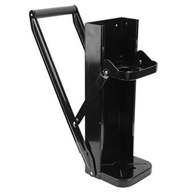 Imagem de Cryfokt Triturador de Latas Resistente, Empurrador Manual, Ferramenta de Esmagamento de Cerveja Refrigerante para Reciclagem 5,5L - Preto, Abridor de Garrafas Montado na Parede - Triturador