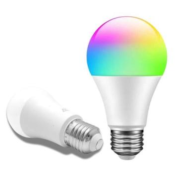 Imagem de Kit 2 Lâmpada RGB Inteligente WiFi 2.4GHz 15w E27 Bivolt Aitek
