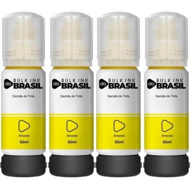 Imagem de Kit 4 Refil De Tinta Para Epson T544 L3150 L3250 L3110 L5190 - Bulk In