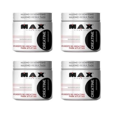 Imagem de Kit 4X Creatine - 300g - Max Titanium-Unissex