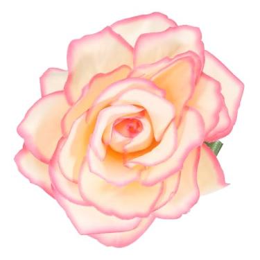 Imagem de Generic Grampos de cabelo rosa boho, broches de flores de tecido para mulheres, festa de casamento, vestido de dança, acessórios de roupas, presentes de dia dos namorados, One Size, Metal, Sem Pedra