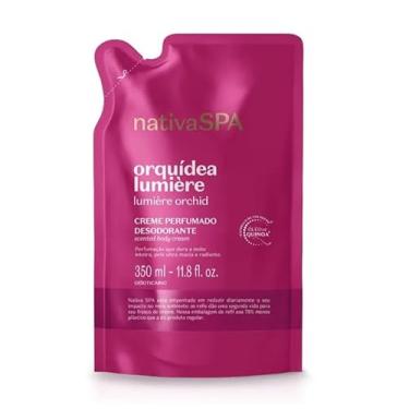 Imagem de Refil Creme Perfumado Desodorante Nativa SPA Orquídea Lumière 350ml