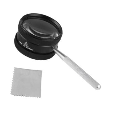 Imagem de YIJU Lupa de Mão com Cabo Confortável E Ampliação de 35x para Selos, Relógios E Moedas.