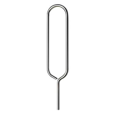 Imagem de Ferramenta de remoção de ejeção de pino de bandeja de cartão SIM de aço inoxidável, pacote com 10 para smartphones, Mifi, hotspot sem fio, roteadores de cartão SIM 4G e 5G.