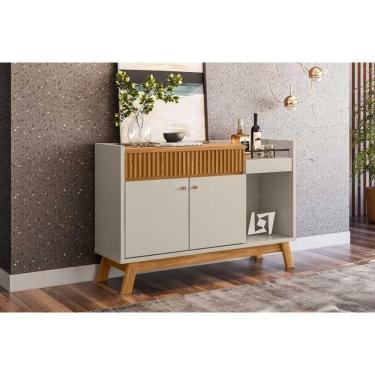 Imagem de Buffet De Sala Jantar Lucca C- 2 Portas E 1 Gaveta Nature-off White - Linea Brasil